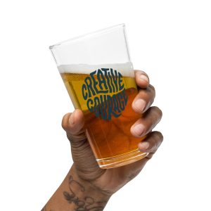 Shaker pint glass